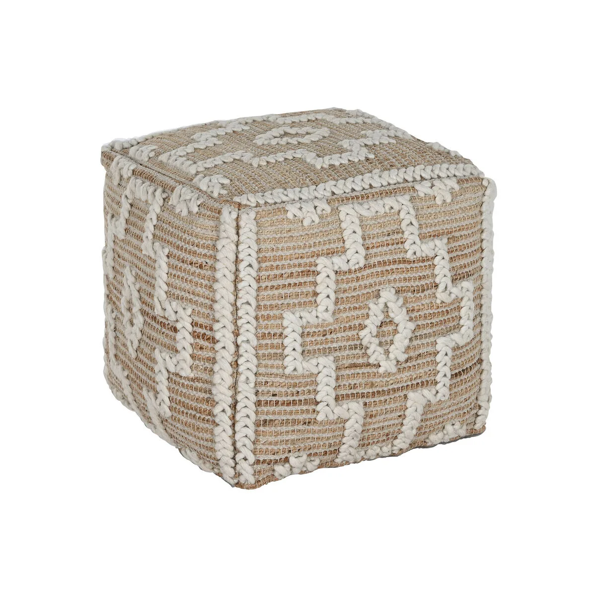 Repose pied home esprit blanc naturel 45 x 45 x 45 cm s305881910. Notre mission : éradiquer le superflu pour ne vous proposer que l'essentiel... mais en beaucoup plus stylé. Bienvenue chez Diaytar.