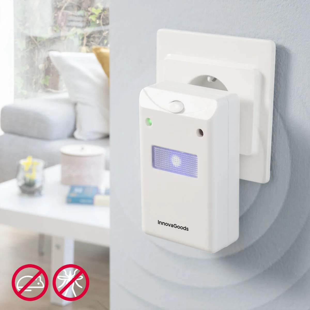 Repulsif a ultrasons anti nuisibles avec led killekt duo innovagoods 2 unites v010390140. Diaytar réinvente votre quotidien avec des objets déco pleins de charme.