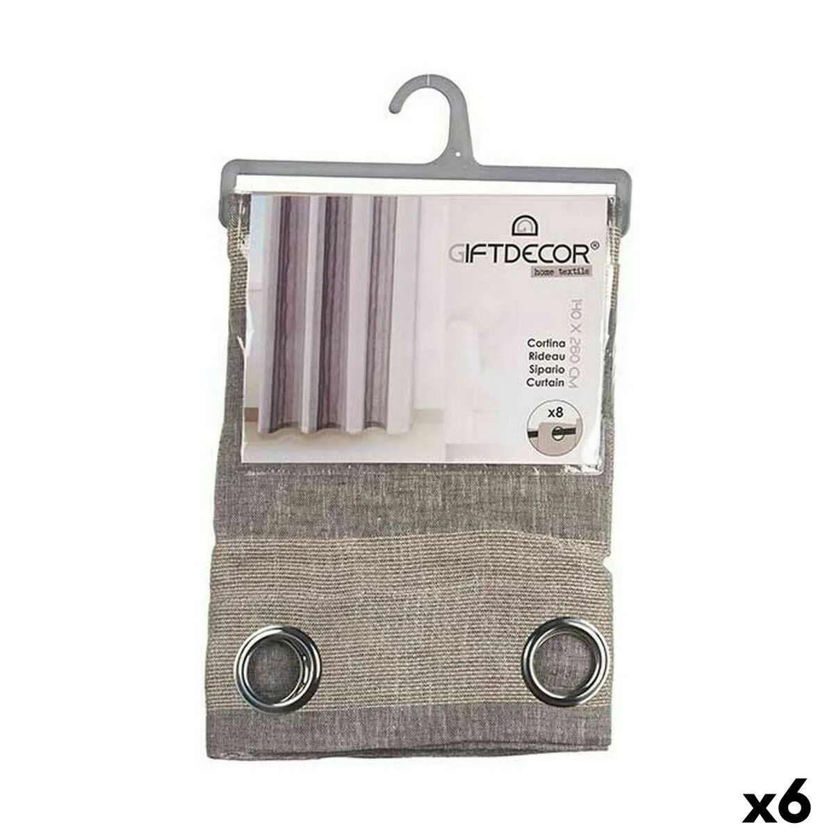 Rideau beige gris 140 x 0 1 x 260 cm 6 unites s362352416. Diaytar anticipe les tendances pour vous offrir le meilleur de la mode.