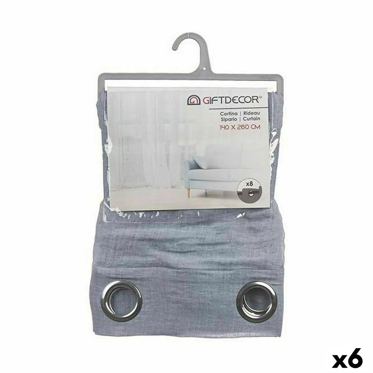 Rideau bleu 140 x 0 1 x 260 cm 6 unites s362412647. Pour un quotidien optimisé et stylisé, faites confiance à Diaytar et son expertise en produits généraux et innovants