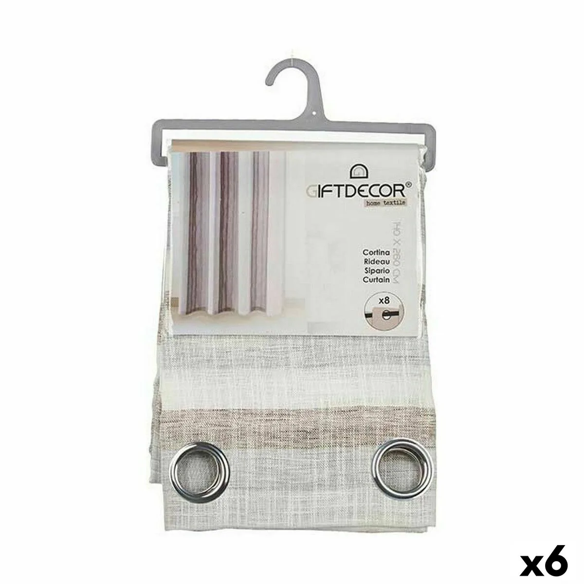 Rideau rayures gris fonce 140 x 0 1 x 260 cm 6 unites s362413034. La force de Diaytar : comprendre vos besoins et vos désirs pour vous proposer les produits les plus adaptés et les plus désirables