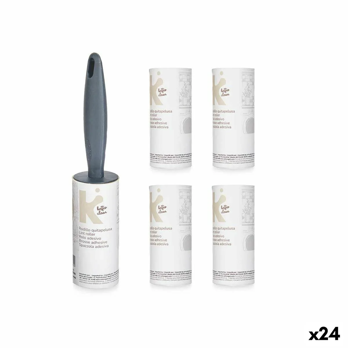 Rouleau anti peluches better clear gris 16 x 27 x 4 2 cm lot 24 unites s362691712. Re-découvrez le plaisir de shopper en ligne avec Diaytar et sa multitude de produits triés sur le volet pour vous