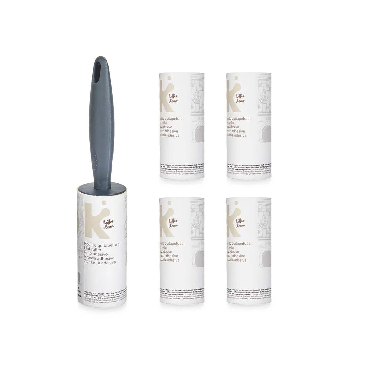 Rouleau anti peluches better clear gris 16 x 27 x 4 2 cm lot 24 unites s362691778. L'art de vivre à la française s'exprime dans notre collection maison Diaytar.