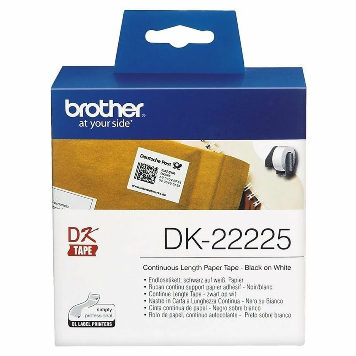 Rouleau de papier continu brother dk 22225 blanc noir blanc m050292092. Osez l'originalité avec les créations mode exclusives de Diaytar.