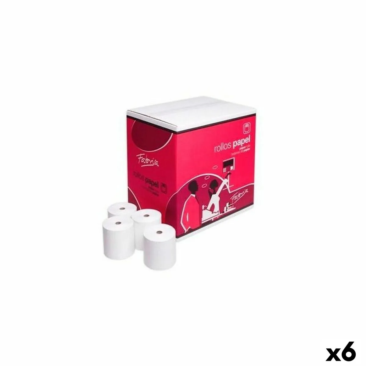 Rouleau de papier thermique fabrisa blanc 80 x 80 mm 6 unites s843422678. Diaytar puise sa force dans sa capacité à sans cesse renouveler son offre avec des produits généraux frais et inattendus