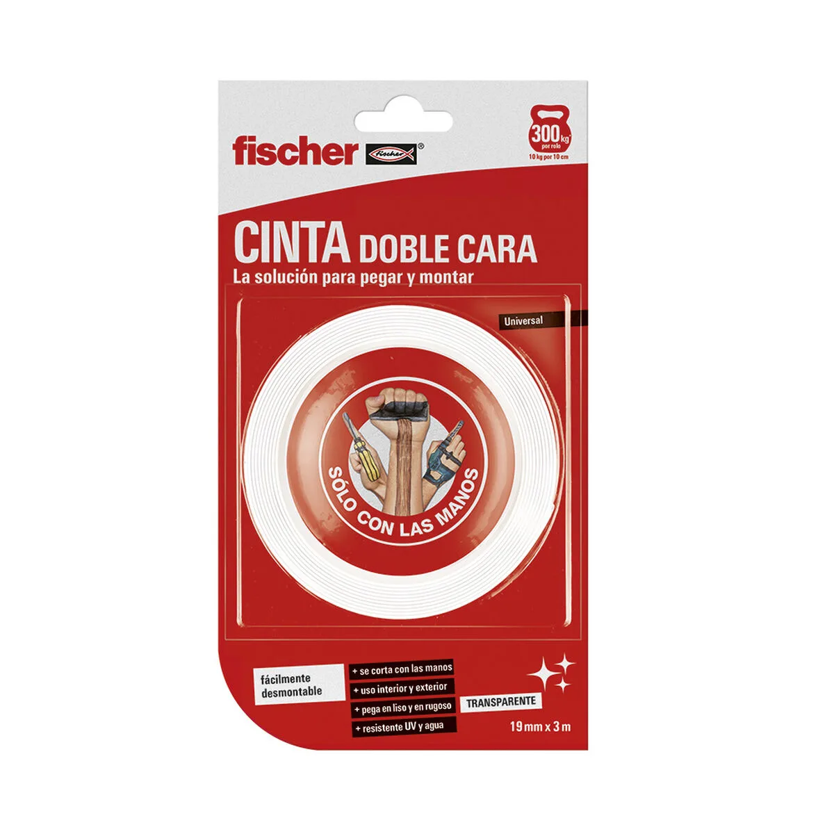 Ruban adhesif double face fischer 3 m x 19 mm blanc s790399965. Diaytar : Votre portail vers un monde de produits où la frontière entre l'essentiel et le superflu devient délicieusement floue