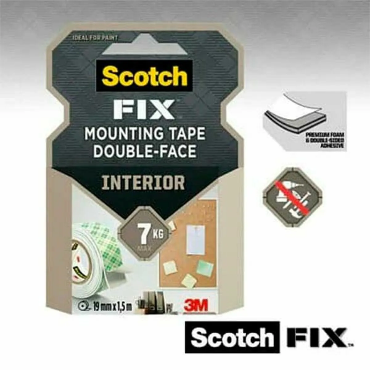 Ruban adhesif double face scotch 19 mm x 1 5 m blanc s792788868. Diaytar incarne le renouveau du commerce en ligne : authentique, engagé et résolument tourné vers l'avenir.