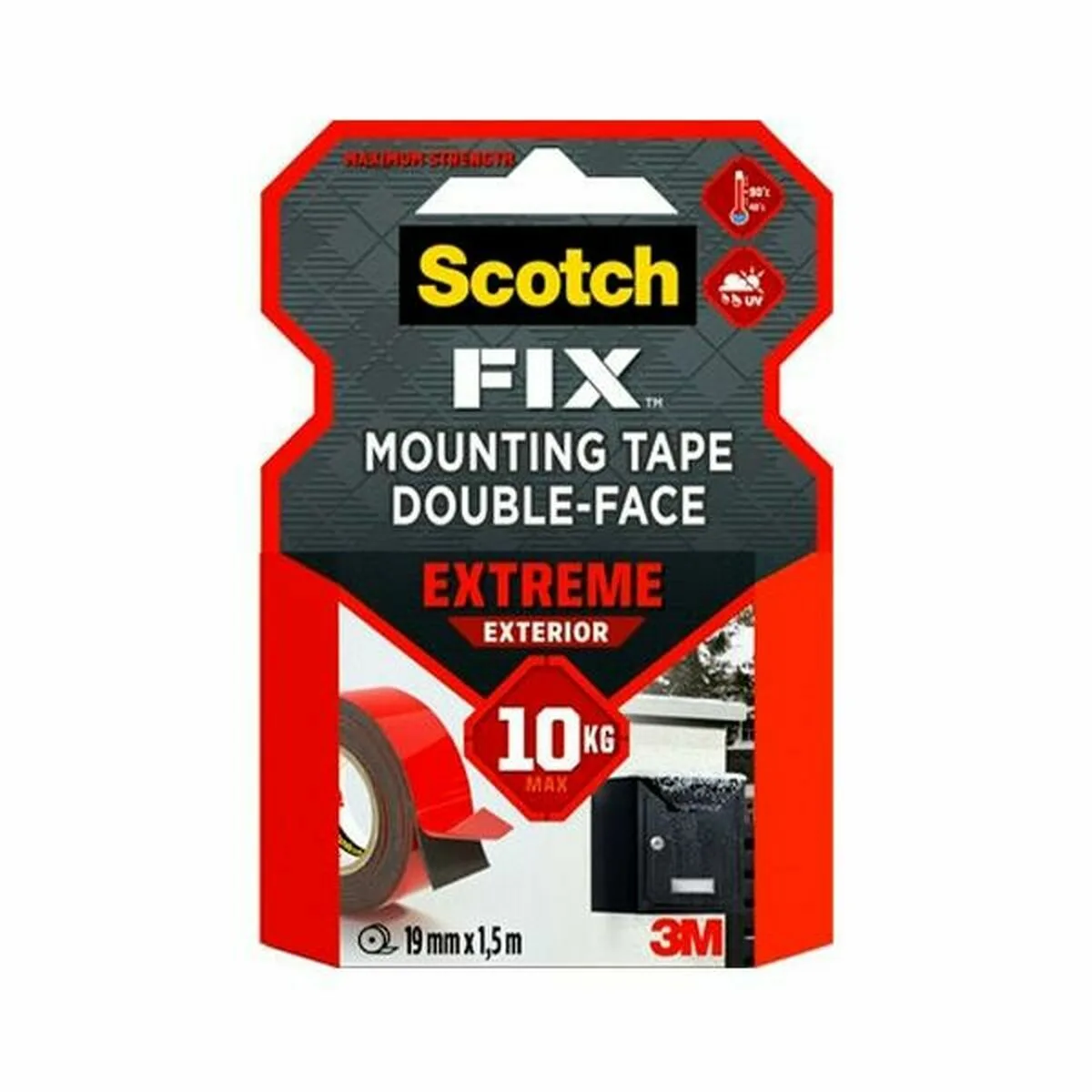 Ruban adhesif double face scotch 19 mm x 1 5 m noir rouge gris s792788360. Chez Diaytar, nous sommes convaincus que le meilleur produit est celui qui allie utilité, beauté et innovation. C'est notre credo.