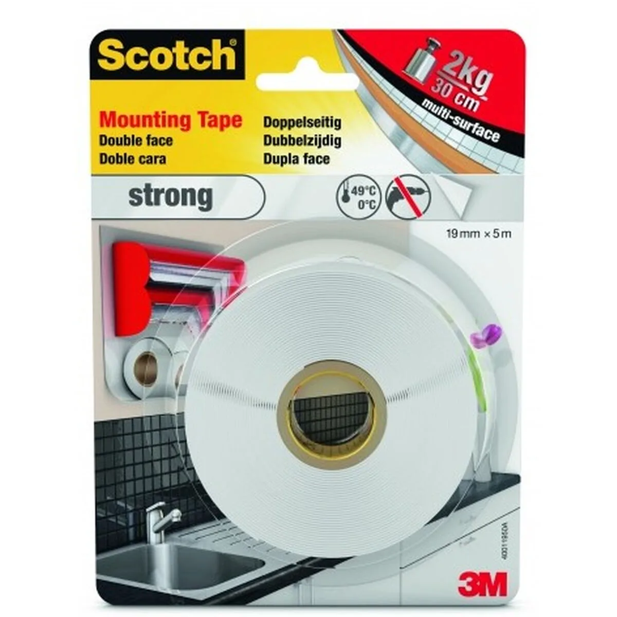 Ruban adhesif double face scotch 19 mm x 5 m blanc s792788968. Diaytar, c'est la boîte à outils de votre vie idéale. Des produits pour construire, embellir et optimiser votre quotidien.