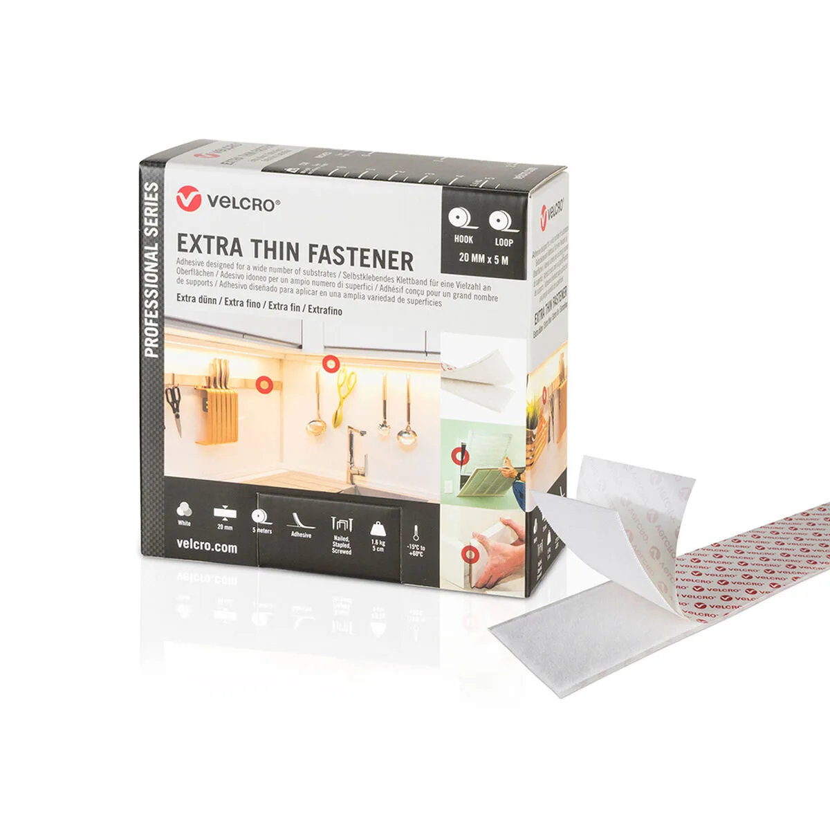Ruban adhesif double face velcro blanc 20 mm x 5 m s792550692. Chez Diaytar, chaque détail compte pour votre satisfaction totale.