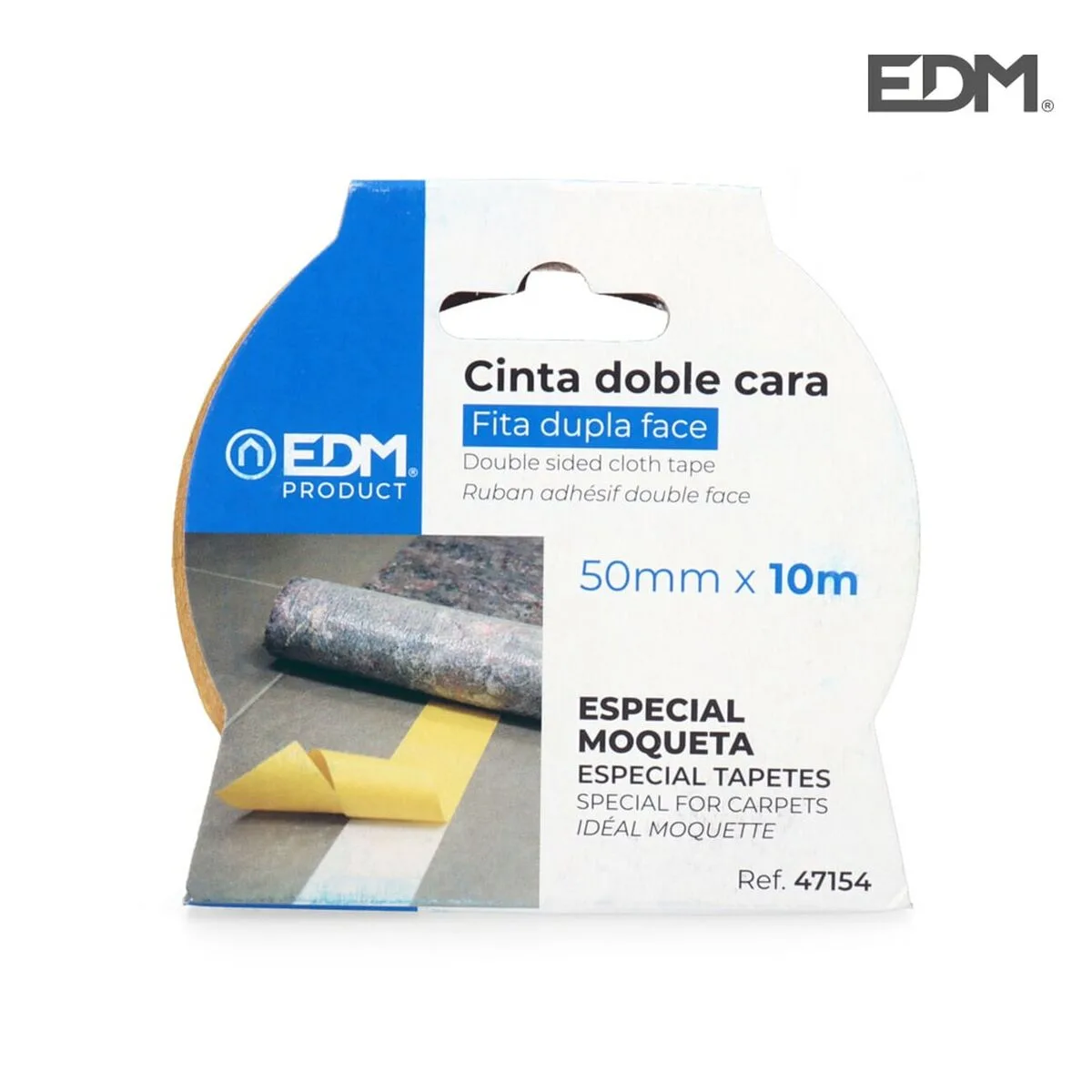 Ruban adhesif edm 47154 10 m x 50 mm 50 mm x 10 m blanc s791593563. Nous sélectionnons pour Diaytar des produits qui ont une histoire, une âme, et qui sauront trouver une place dans la vôtre.