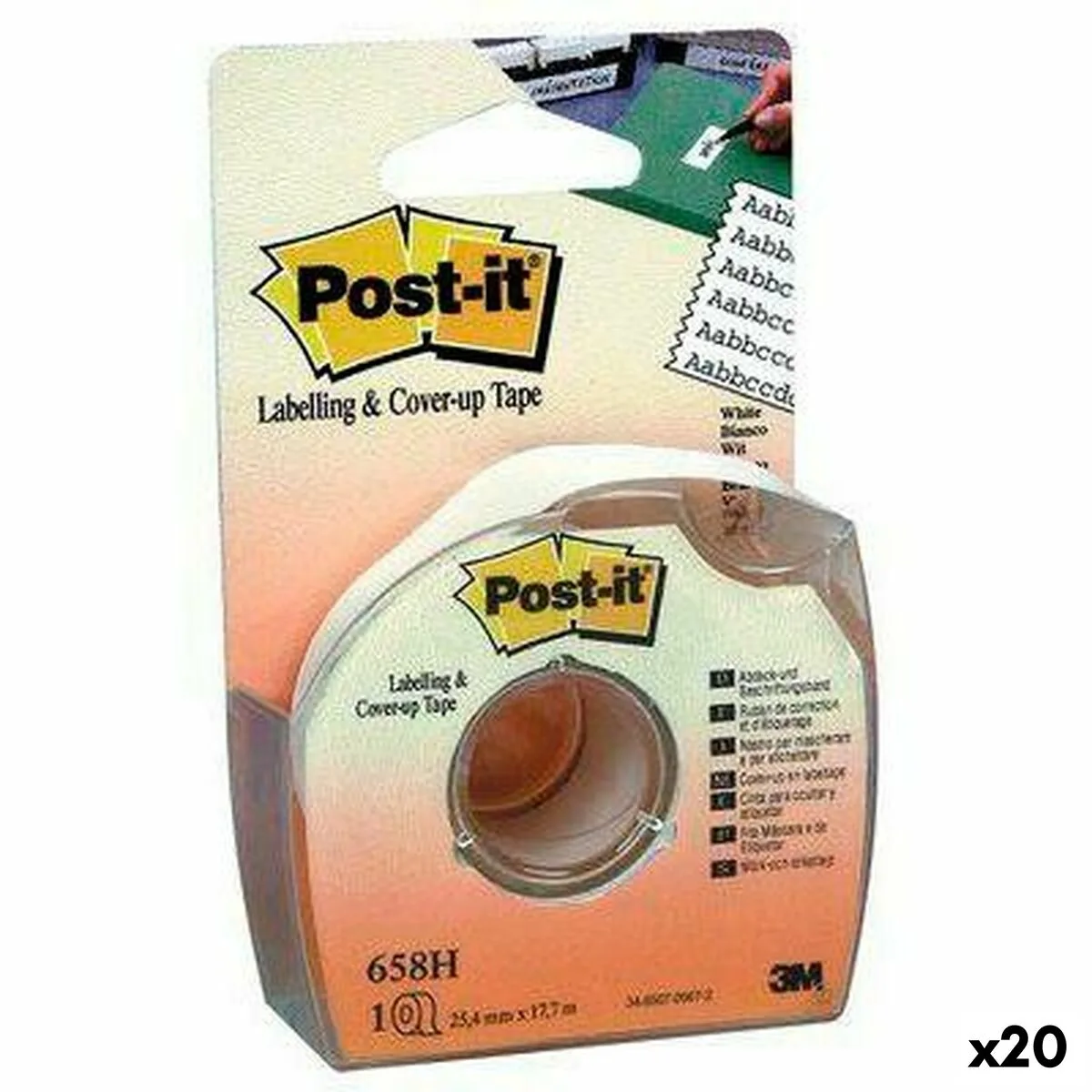 Ruban adhesif post it 658h blanc 25 4 mm x 17 7 m 12 unites s842618448. Chez Diaytar, nous fusionnons l'utile à l'agréable avec une gamme complète de produits soigneusement choisis pour leur design et leur fonctionnalité