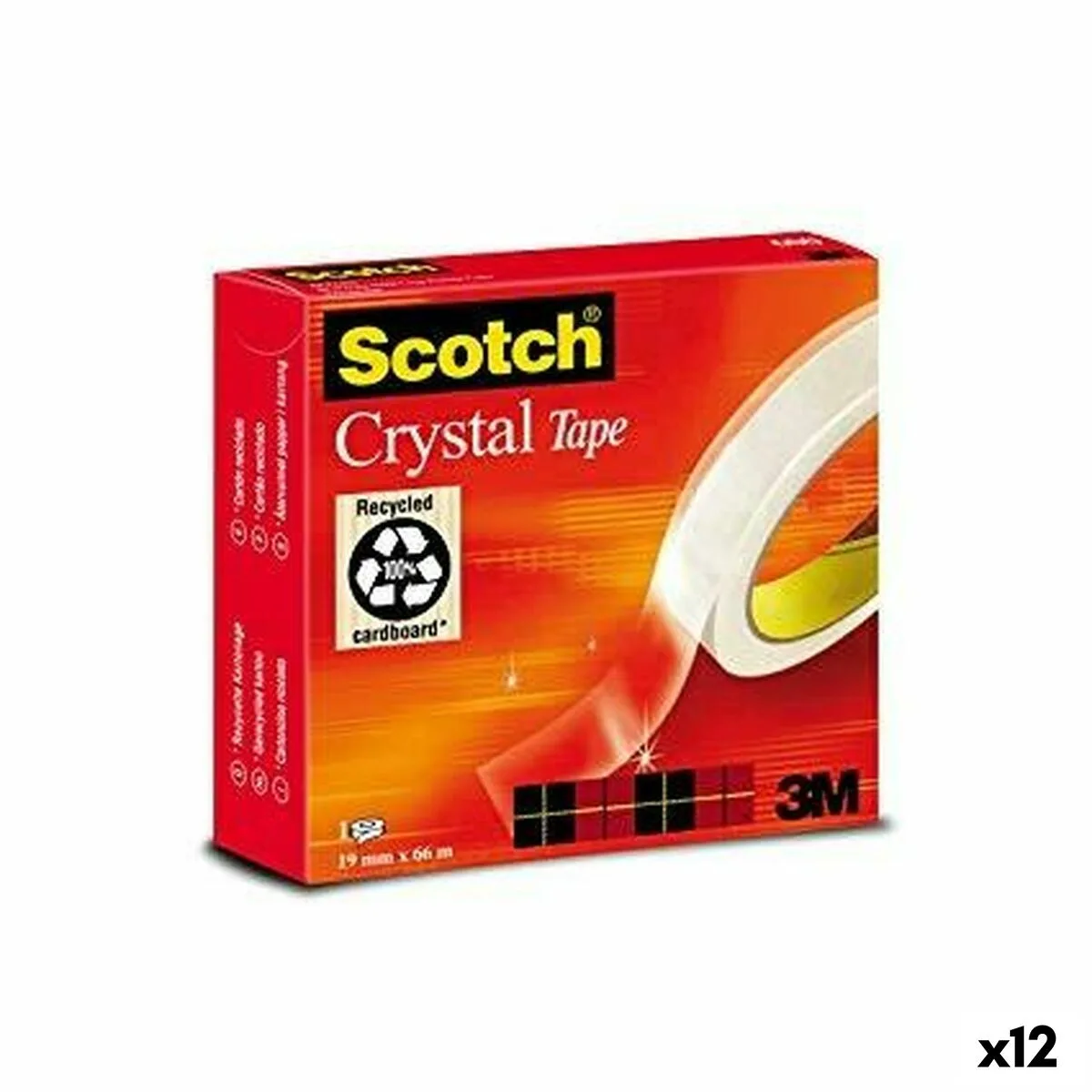 Ruban adhesif scotch crystal transparent 19 mm x 66 m 12 unites s842623591. Pour vous, nous avons créé Diaytar : l'antidote à la monotonie shopping, une injection régulière de produits novateurs.