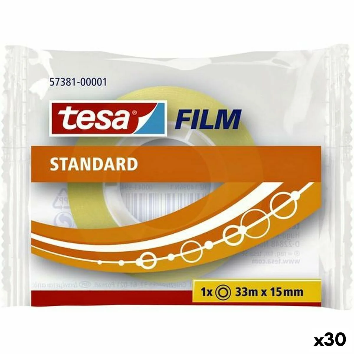 Ruban adhesif tesa 15 mm 33 m transparent 30 unites s842299328. Diaytar, c'est votre éditeur de vie. Nous sélectionnons les produits qui deviendront les chapitres essentiels de votre quotidien.