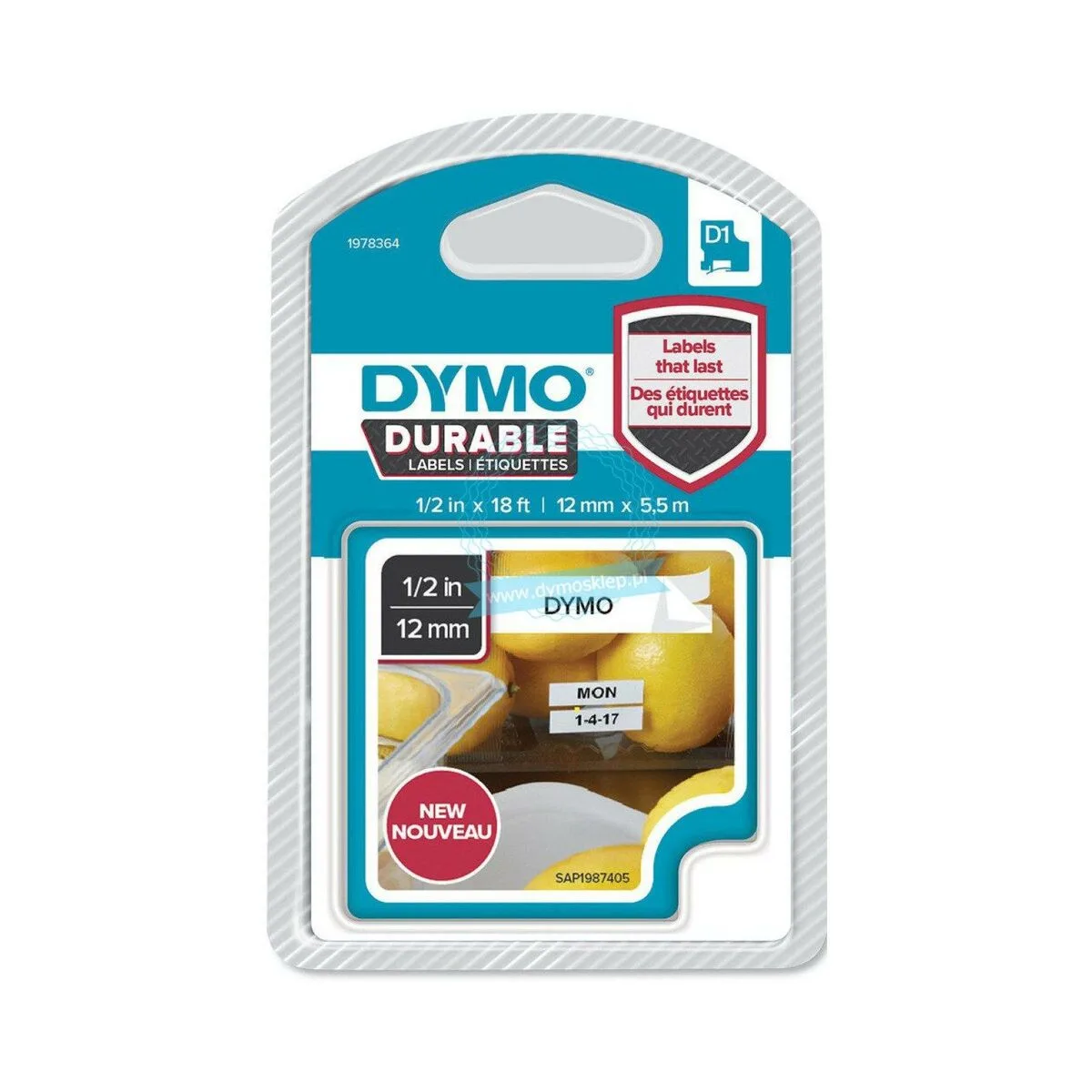 Ruban de transfert thermique dymo blanc noir 12 x 5 5 mm 6 unites s842422227. La qualité Diaytar : un engagement, une promesse, une satisfaction garantie.