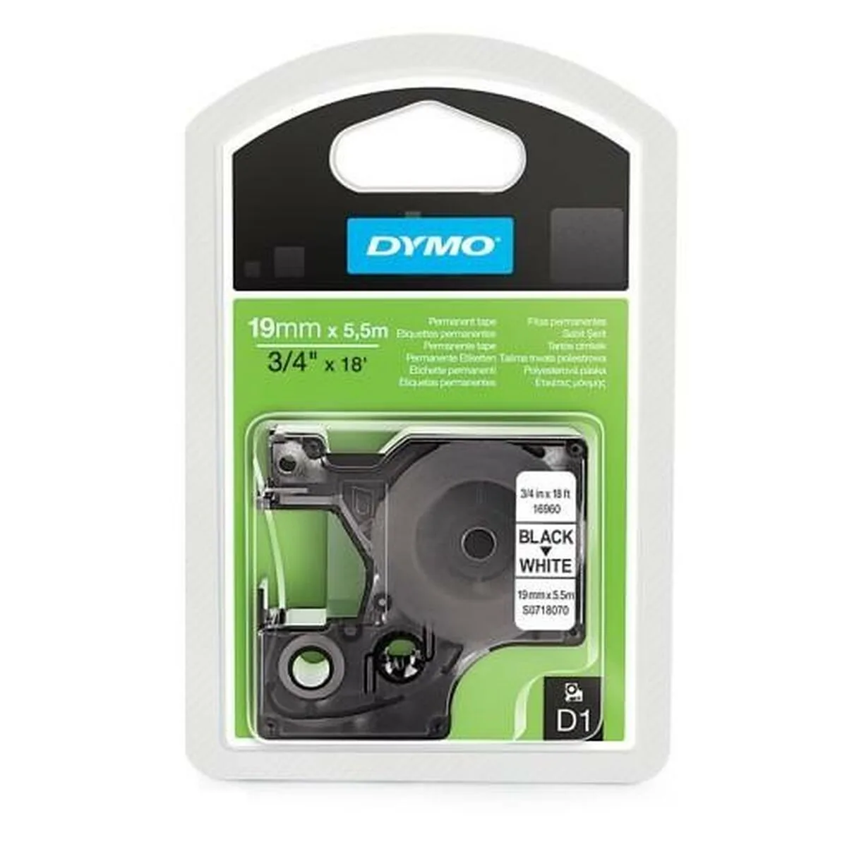 Ruban de transfert thermique dymo d1 16960 blanc noir 19 mm x 5 5 m 5 unites s842425437. Tendance, confort et qualité : la trilogie gagnante de Diaytar Mode.