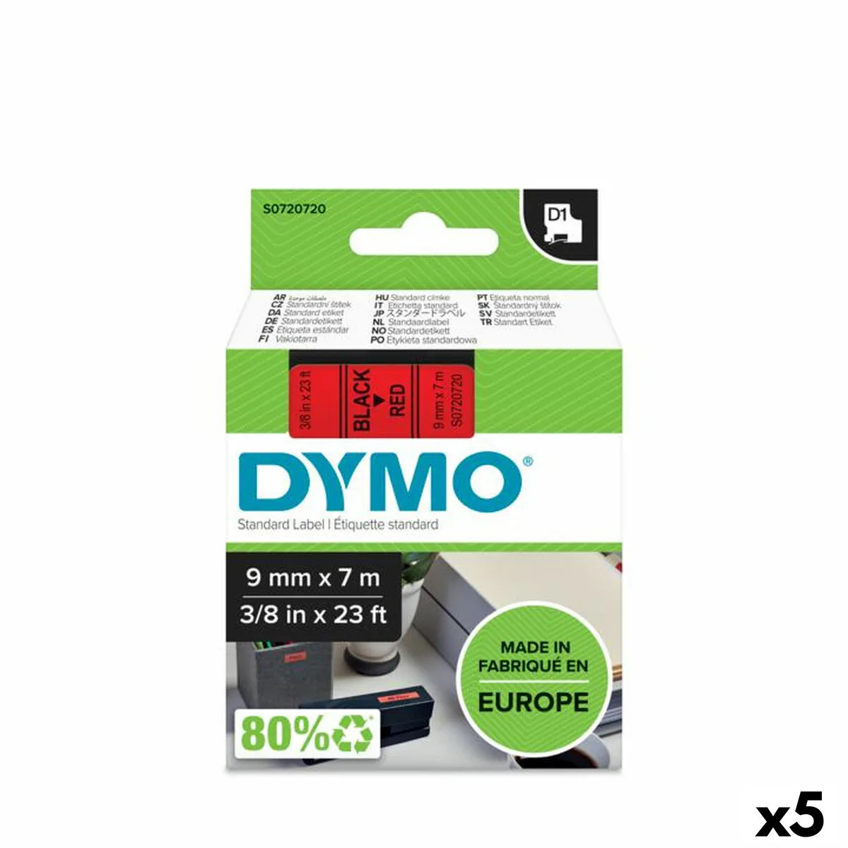 Ruban de transfert thermique dymo d1 40917 7 m noir rouge 5 unites s842427316. Diaytar, le curateur de votre style de vie moderne, à travers une offre généraliste constamment renouvelée et actualisée