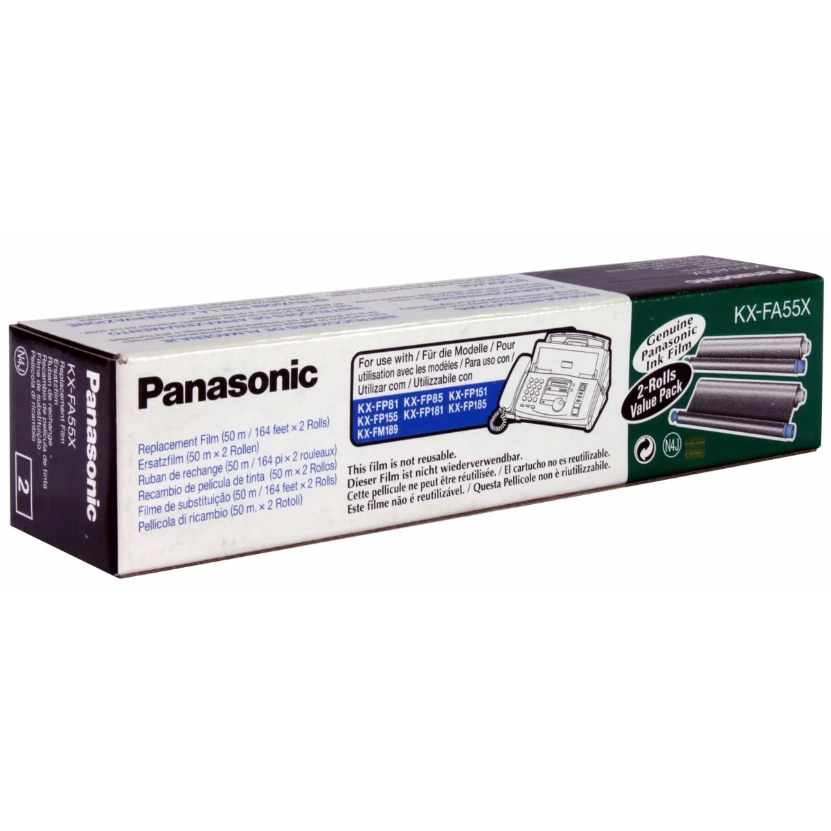 Ruban de transfert thermique panasonic kx fa55x 2 pieces s841475847. Notre mission : éradiquer le superflu pour ne vous proposer que l'essentiel... mais en beaucoup plus stylé. Bienvenue chez Diaytar.