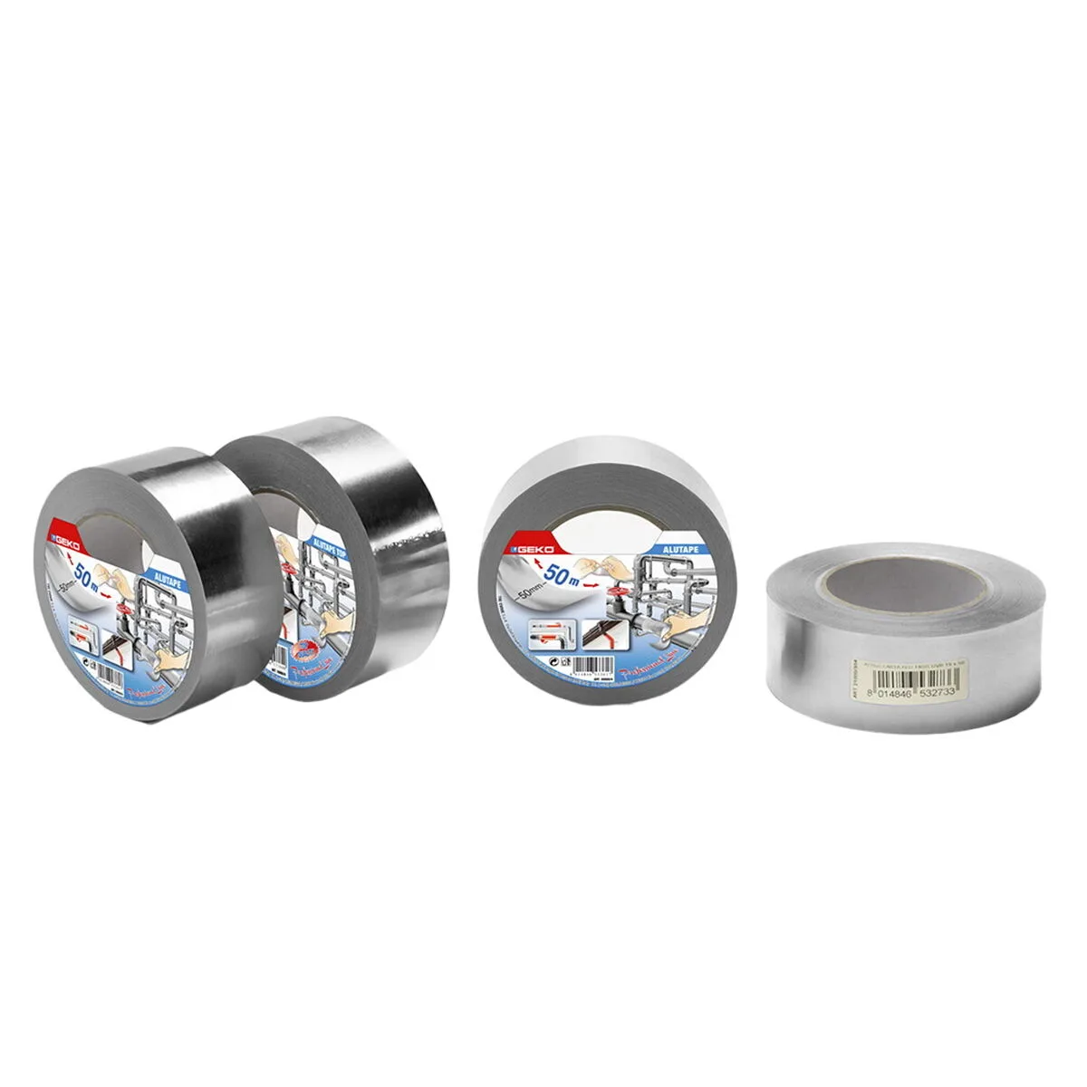Ruban isolant geko 50 mm x 50 m aluminium argente s792549373. Bienvenue sur Diaytar, l'endroit où les produits ne sont pas juste achetés, mais sont adoptés pour la vie.