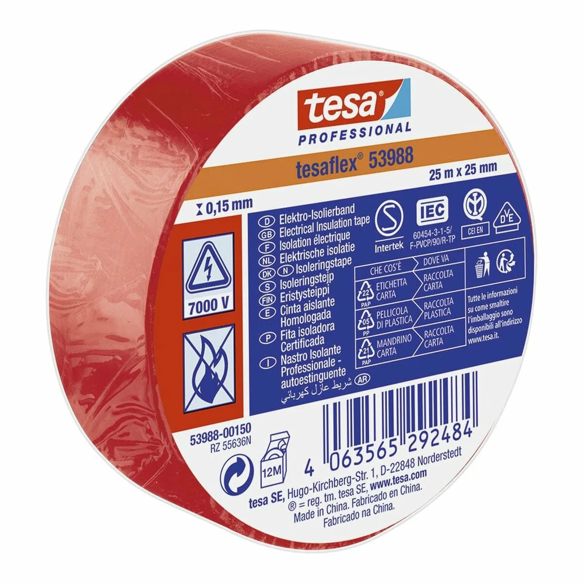 Ruban isolant tesa rouge pvc 25 mm x 25 m s792582533. Diaytar, c'est la preuve que le génie réside dans les détails. Chaque produit a été scruté, pesé, et approuvé.