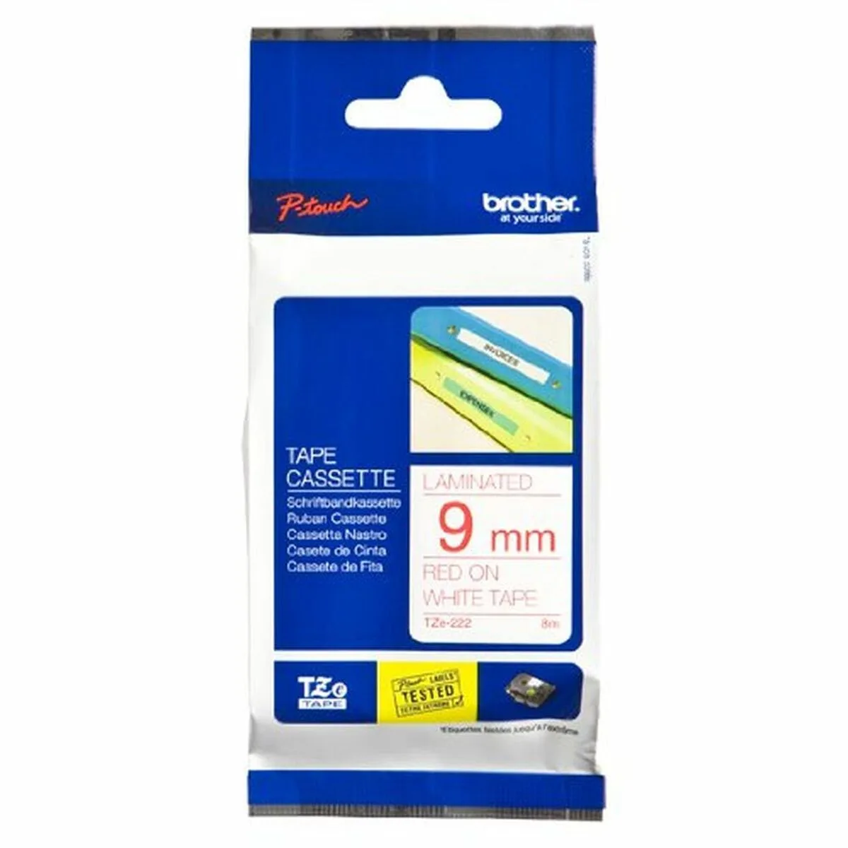 Ruban lamine pour etiqueteuses brother tze222 8 m s840242279. Diaytar, c'est le cercle vertueux : des produits de qualité qui améliorent votre vie, qui vous rendent heureux, alors vous revenez.