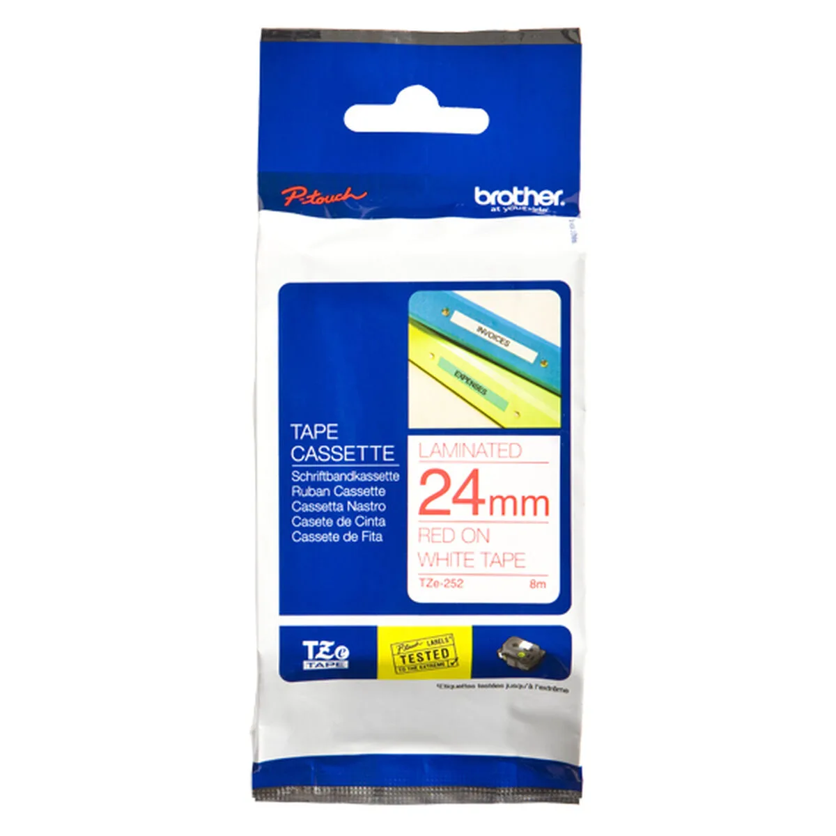 Ruban lamine pour etiqueteuses brother tze252 rojo blanco 24 mm m050274691. Diaytar, c'est l'évidence que quand on aime les produits, on ne compte pas. On les collectionne. À vous de jouer.