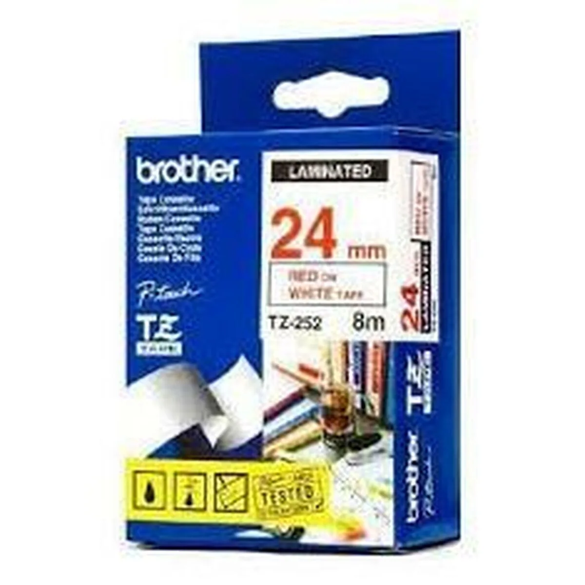 Ruban lamine pour etiqueteuses brother tze355 blanc noir 24 mm m050275968. L'aventure Diaytar est une quête permanente de sens et d'esthétisme à travers des produits soigneusement pensés.