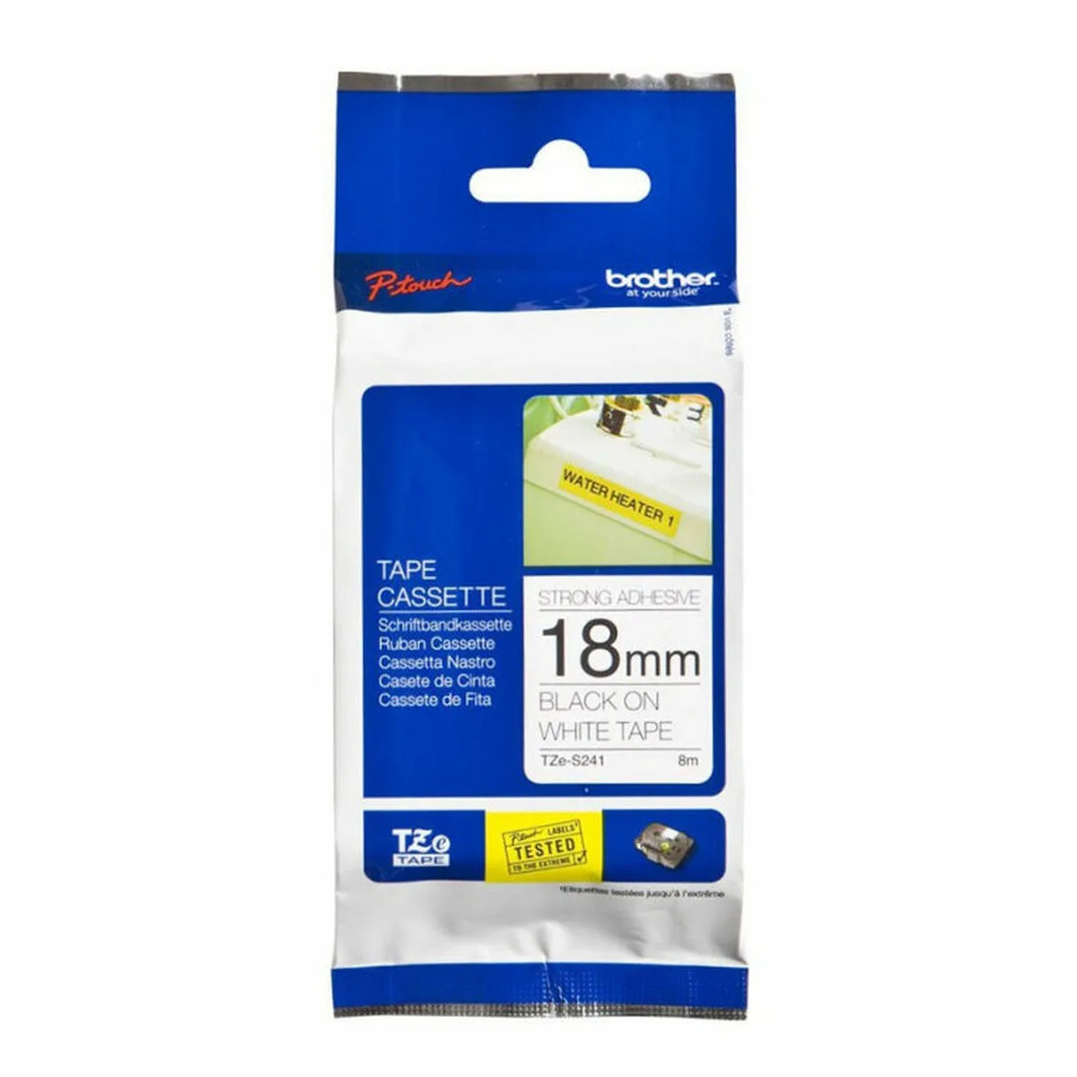 Ruban lamine pour etiqueteuses brother tzes241 blanc gris noir blanc 18 mm m050282155. Diaytar, c'est l'histoire d'une passion pour les bons produits, quels qu'ils soient, et du désir de les partager avec vous