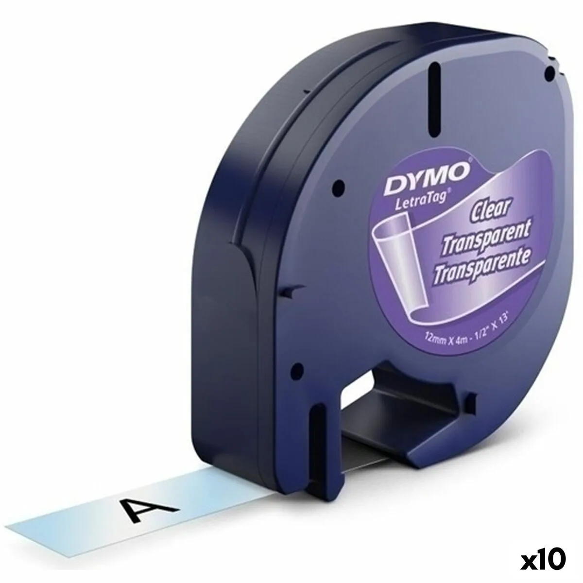 Ruban lamine pour etiqueteuses dymo 12267 12 mm x 4 m transparent plastique noir 10 unites s842429572. Diaytar incarne le nouveau visage du e-commerce : agile, éclectique et profondément ancré dans les tendances du moment