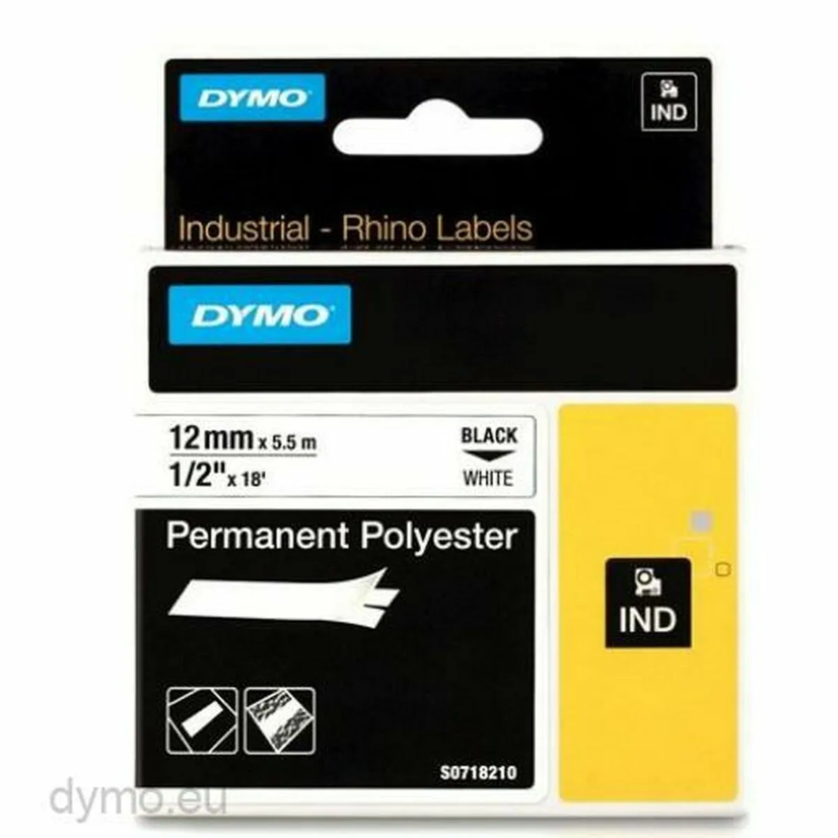 Ruban lamine pour etiqueteuses dymo 18483 blanc multicouleur noir blanc m050541698. Diaytar s'adapte à vos besoins avec une gamme complète et variée.