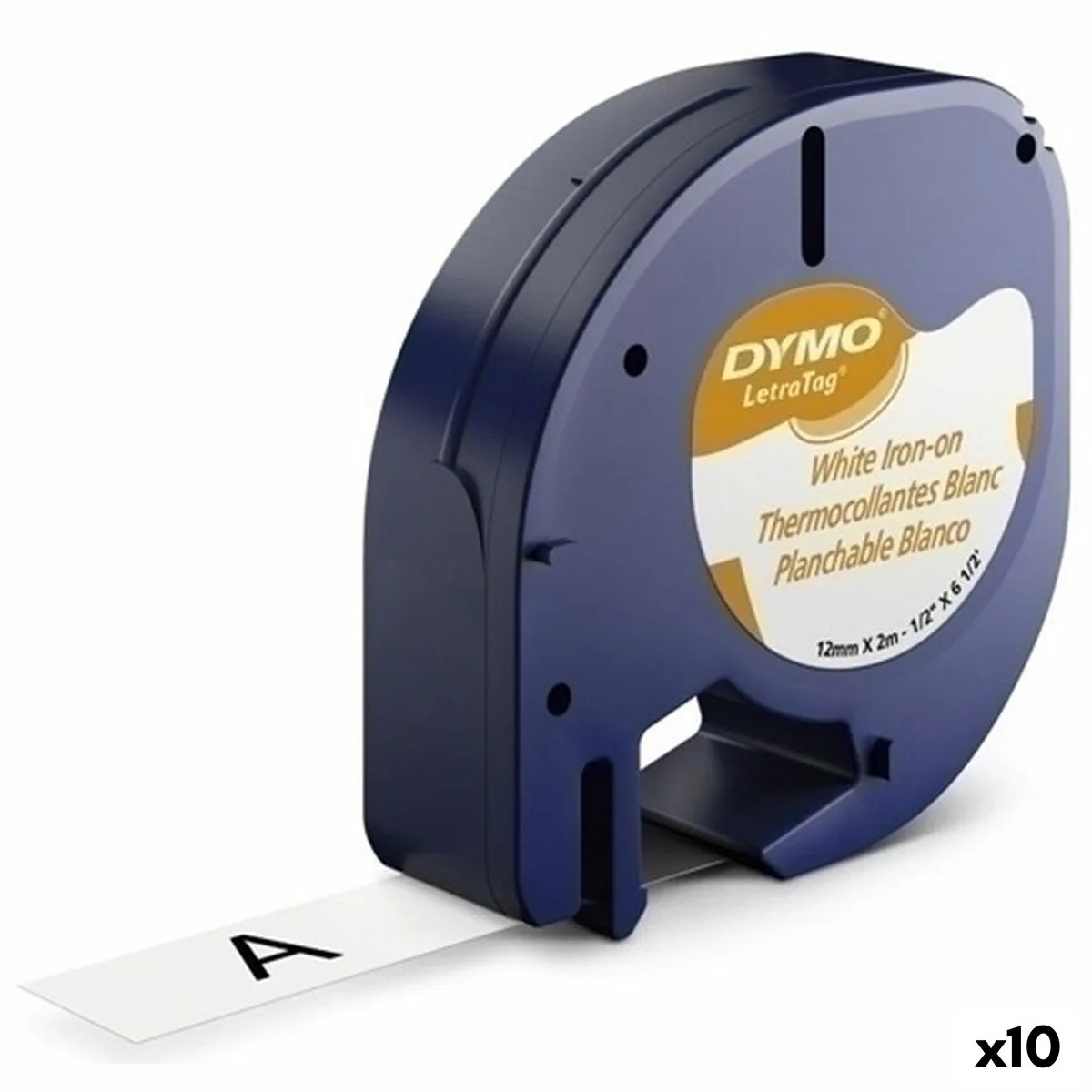 Ruban lamine pour etiqueteuses dymo 18769 12 mm x 2 m noir blanc textile 10 unites s842425577. Diaytar, c'est le cercle vertueux : des produits de qualité qui améliorent votre vie, qui vous rendent heureux, alors vous revenez.
