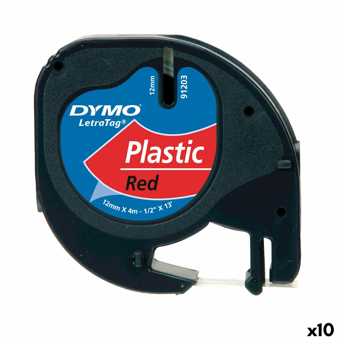 Ruban lamine pour etiqueteuses dymo 91203 12 mm letratag r noir rouge 10 unites s842429741. Notre credo ? L'excellence accessible. Diaytar rend le premium attainable dans chaque catégorie de produits.