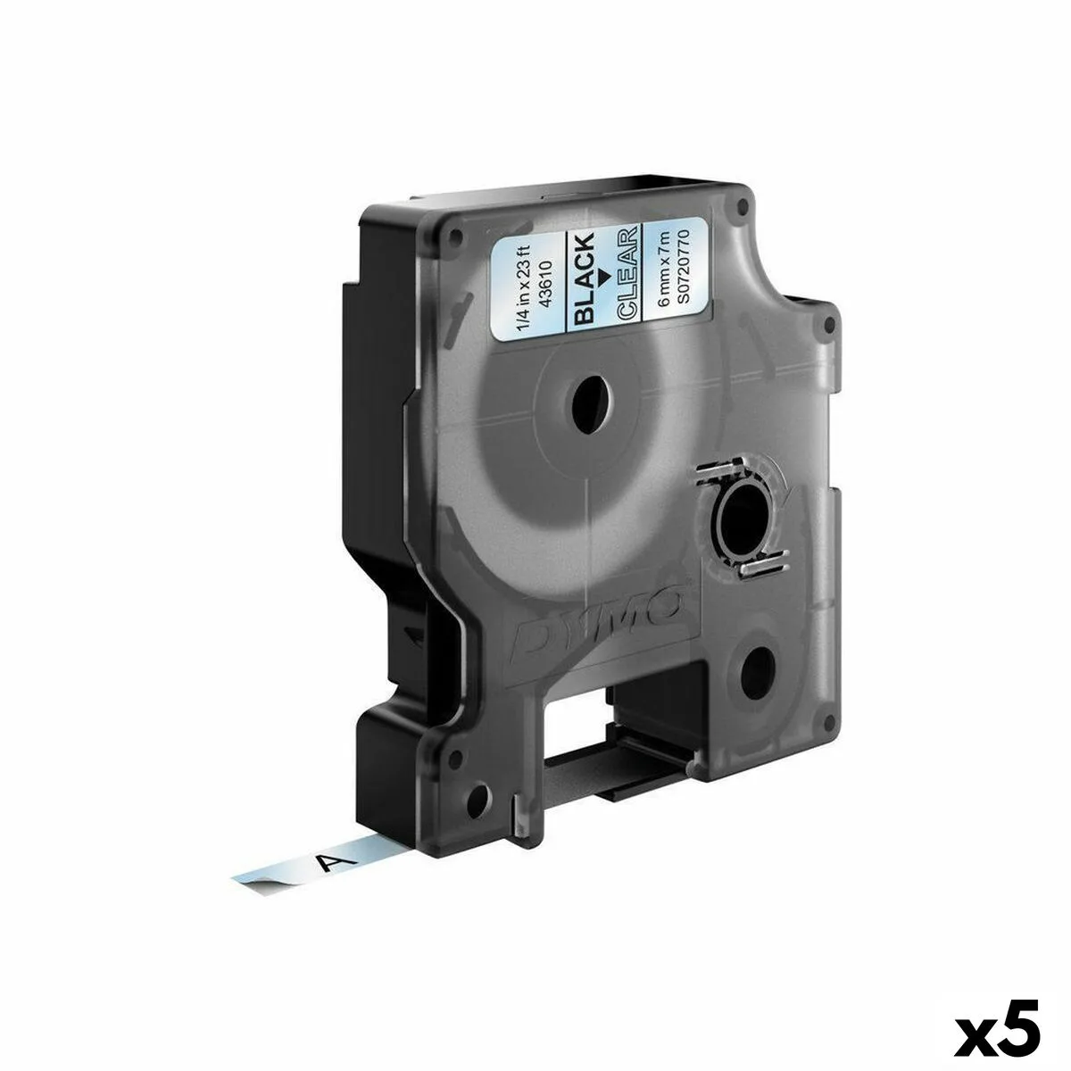 Ruban lamine pour etiqueteuses dymo d1 43610 6 mm labelmanager tm noir transparent 5 unites s842427698. Nous sommes fiers de vous présenter Diaytar, une plateforme où l'amour du produit général et tendance est roi