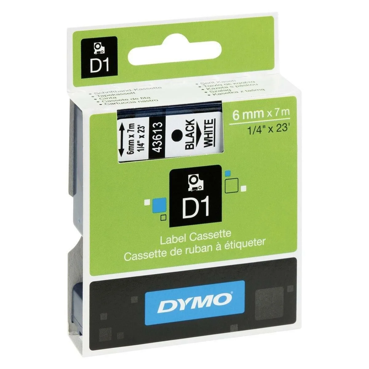 Ruban lamine pour etiqueteuses dymo d1 43613 6 mm labelmanager tm blanc noir 5 unites s842427790. Diaytar, c'est votre éditeur de vie. Nous sélectionnons les produits qui deviendront les chapitres essentiels de votre quotidien.