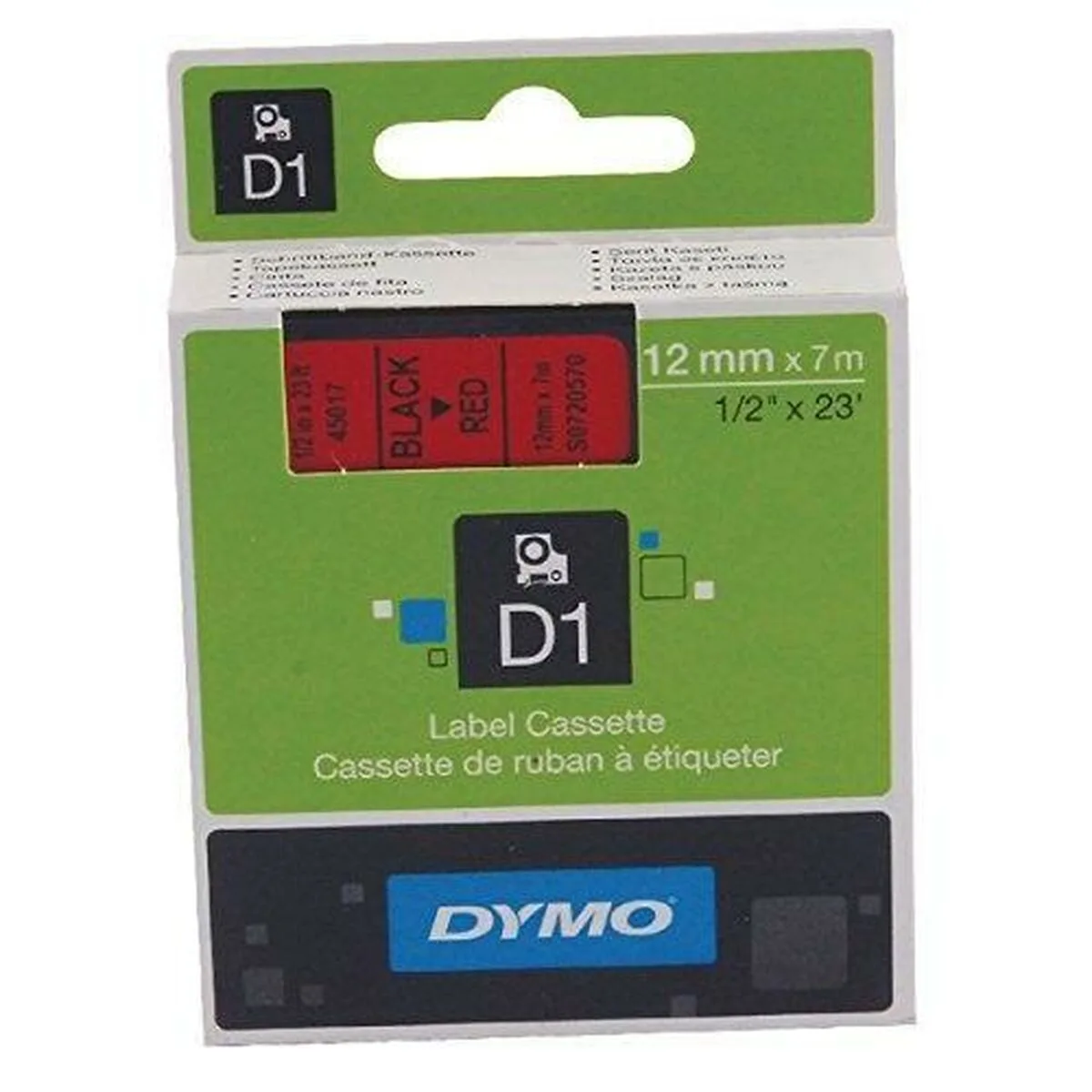 Ruban lamine pour etiqueteuses dymo d1 45017 12 mm labelmanager tm rouge noir 5 unites s842426468. Osez l'originalité avec les créations mode exclusives de Diaytar.