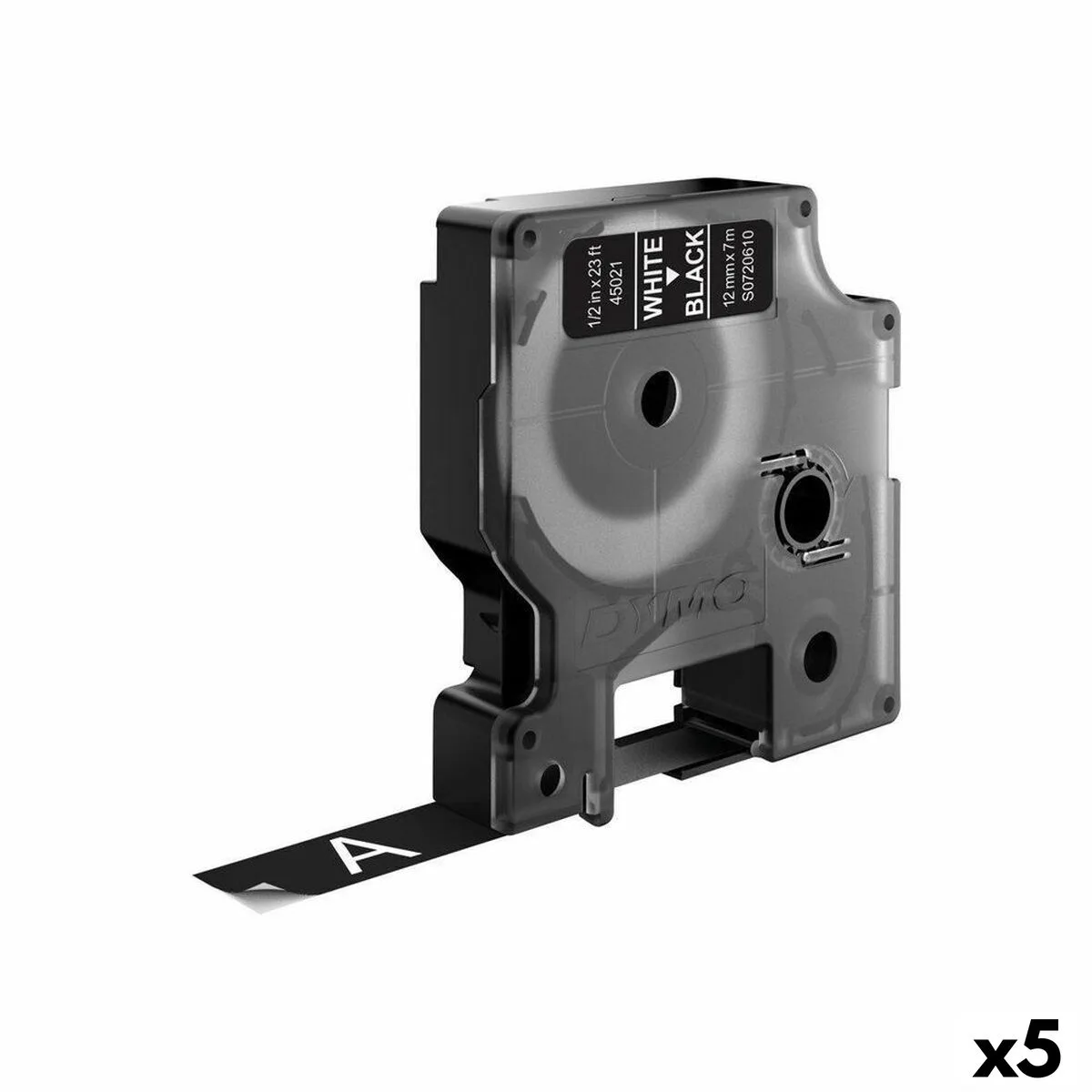 Ruban lamine pour etiqueteuses dymo d1 45021 12 mm labelmanager tm blanc noir 5 unites s842426845. Chez Diaytar, chaque visite est l'occasion de découvrir un nouveau produit génial, qu'il soit électronique ou domestique