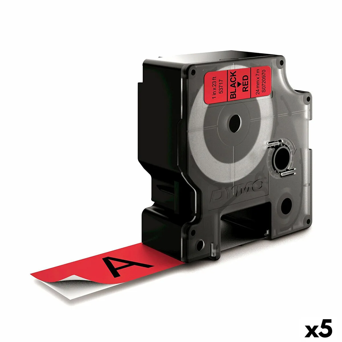 Ruban lamine pour etiqueteuses dymo d1 53717 24 mm labelmanager tm rouge noir 5 unites s842429087. Bienvenue sur Diaytar, où le shopping généraliste devient une chasse au trésor pour produits tendance et innovants