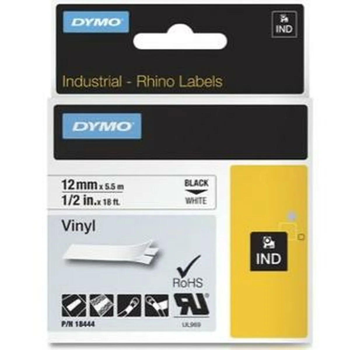 Ruban lamine pour etiqueteuses rhino dymo id1 12 12 x 5 5 mm noir blanc autocollants 5 unites s842420124. Osez l'expérience Diaytar et découvrez comment des produits bien choisis peuvent éléver votre qualité de vie.
