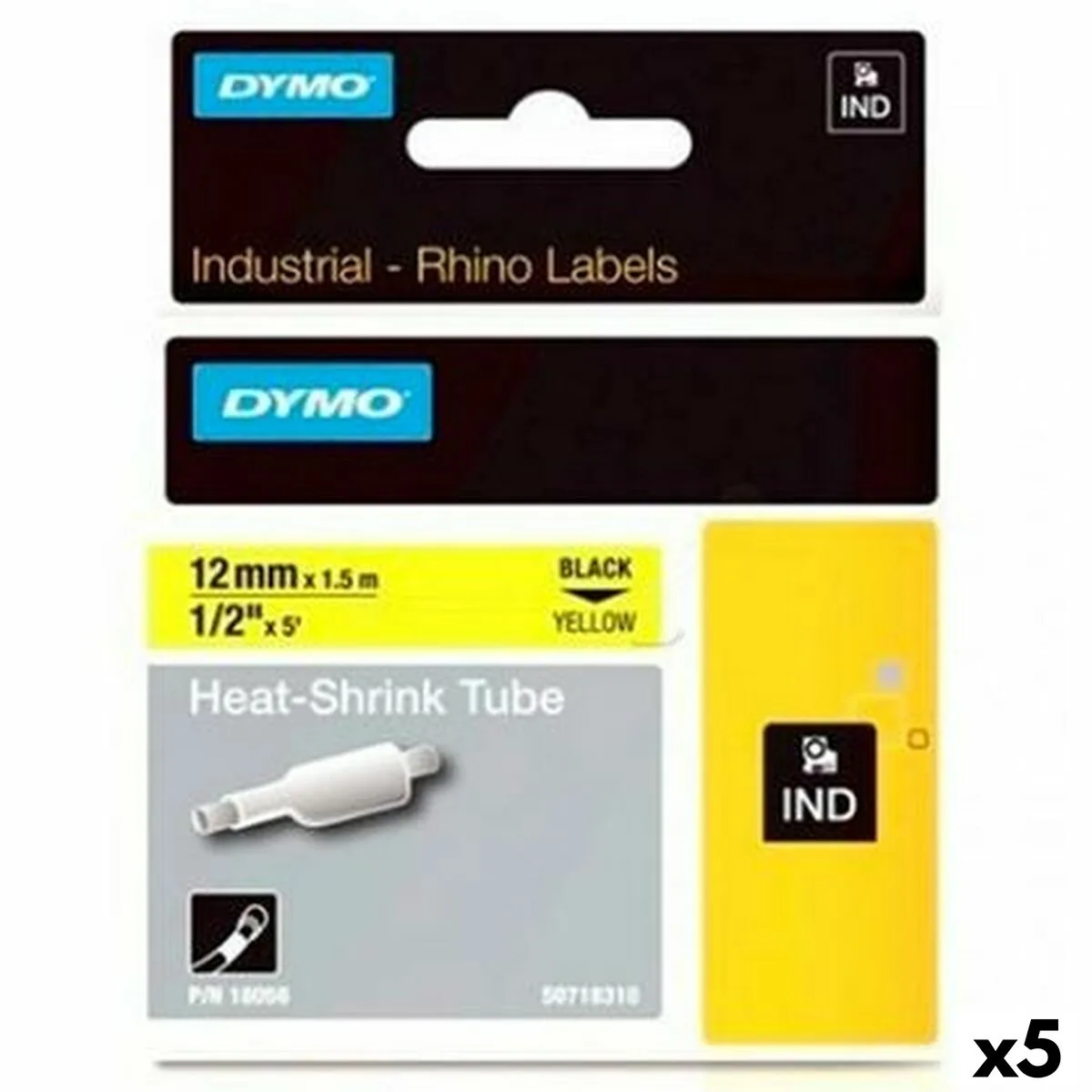 Ruban lamine pour etiqueteuses rhino dymo id1 12 jaune noir 12 x 1 5 mm 5 unites s842419412. Diaytar défend une idée forte : le shopping en ligne doit être une aventure qui éveille la curiosité et comble les besoins
