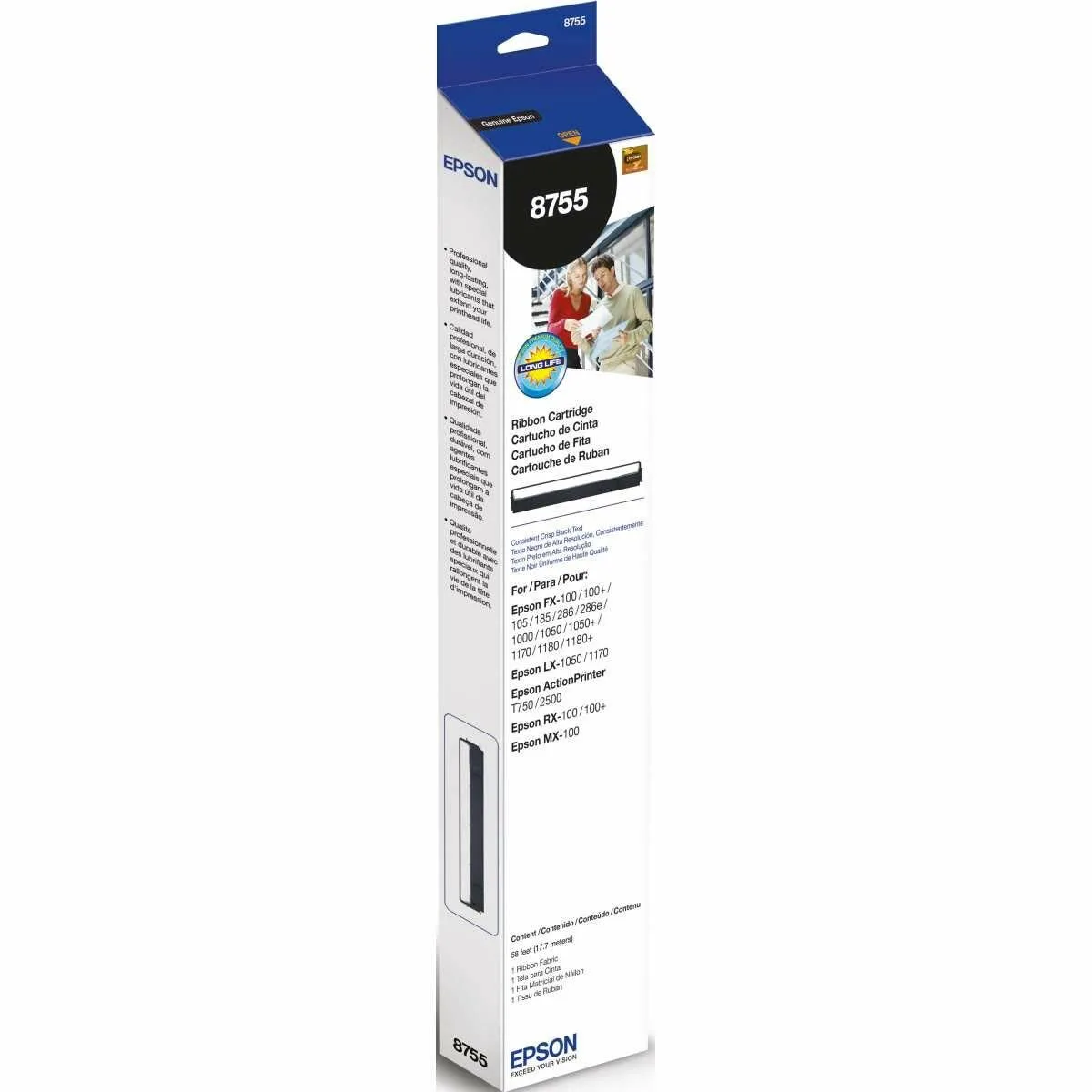 Ruban matriciel original epson sidm 8755 nylon noir s840503521. Diaytar a été pensé pour les multitâches, les exigeants, les pressés, les rêveurs... En somme, pour vous.