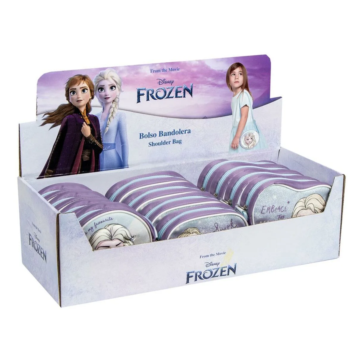 Sac a bandouliere frozen multicouleur 50 0 x 15 0 x 20 0 cm s245884594. Diaytar, c'est le compagnon des visionnaires, de ceux qui achètent aujourd'hui les produits qui seront incontournables demain.