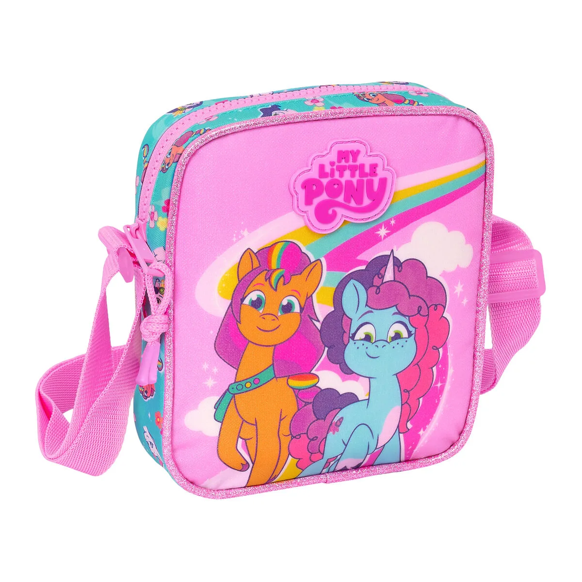 Sac a bandouliere my little pony magic rose turquoise 16 x 18 x 4 cm s431060089. Chez Diaytar, nous transformons vos envies en réalité avec style.