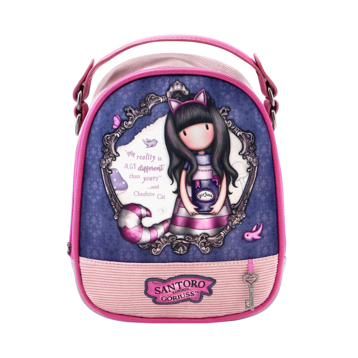 Sac a dos gorjuss cheshire cat rose mini violet 18 8 x 22 x 10 2 cm s430744055. Chez Diaytar, chaque détail compte pour votre satisfaction totale.