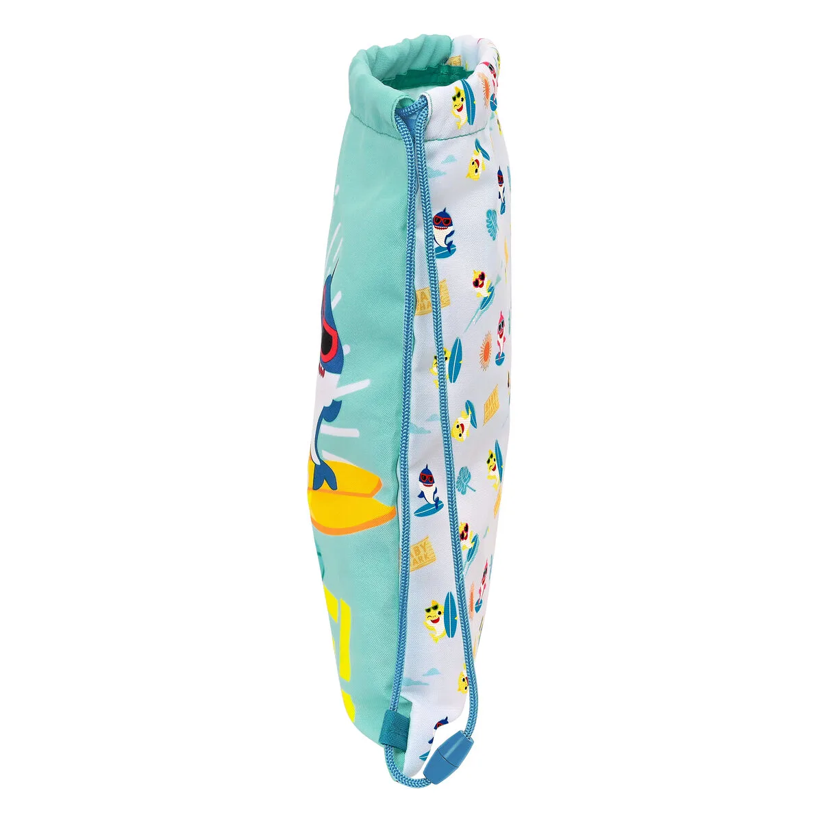 Sac a dos serre par des ficelles baby shark surfing bleu blanc 26 x 34 x 1 cm s430909173. Diaytar révolutionne votre expérience d'achat en ligne avec une curation unique de produits tendance, high-tech et lifestyle