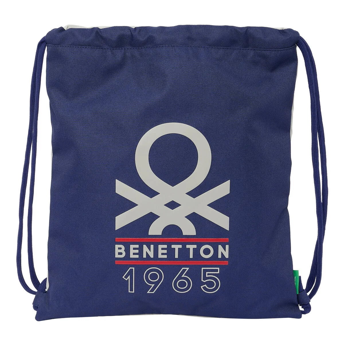 Sac a dos serre par des ficelles benetton varsity gris blue marine 35 x 40 x 1 cm s431001836. Bienvenue chez Diaytar - Votre destination shopping pour tous vos besoins du quotidien !