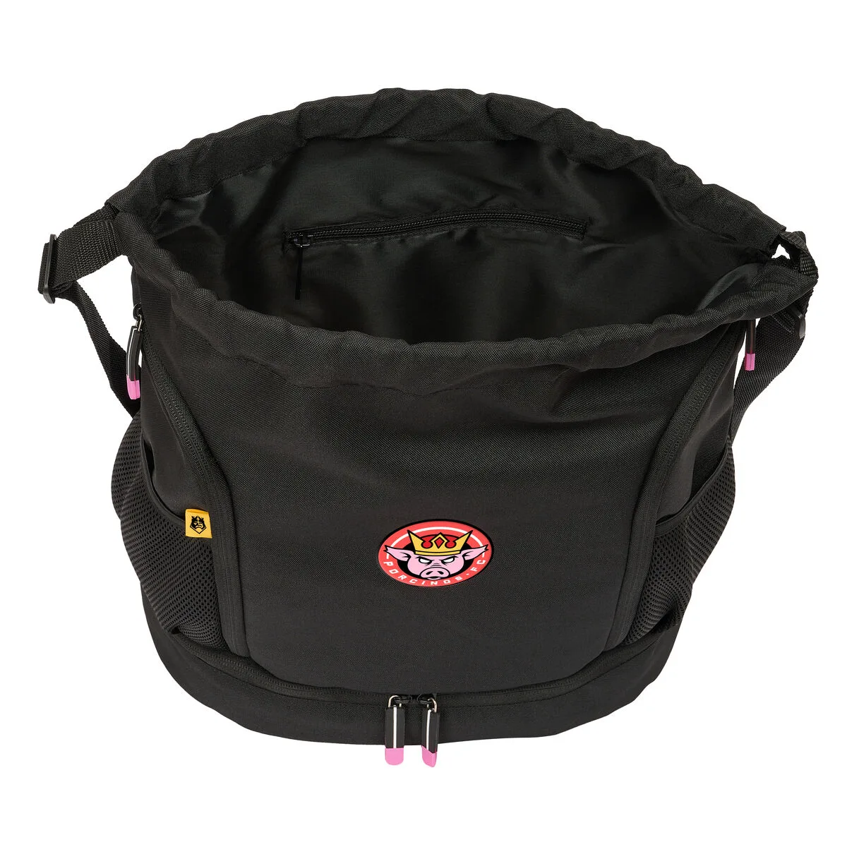 Sac a dos serre par des ficelles kings league porcinos noir 35 x 40 x 1 cm s431102714. Diaytar Fashion : Soyez à la pointe de la mode avec nos collections exclusives.