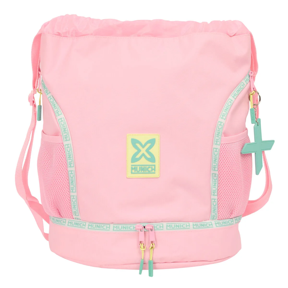 Sac a dos serre par des ficelles munich candy rose 35 x 40 x 1 cm s431232470. Tendance, confort et qualité : la trilogie gagnante de Diaytar Mode.
