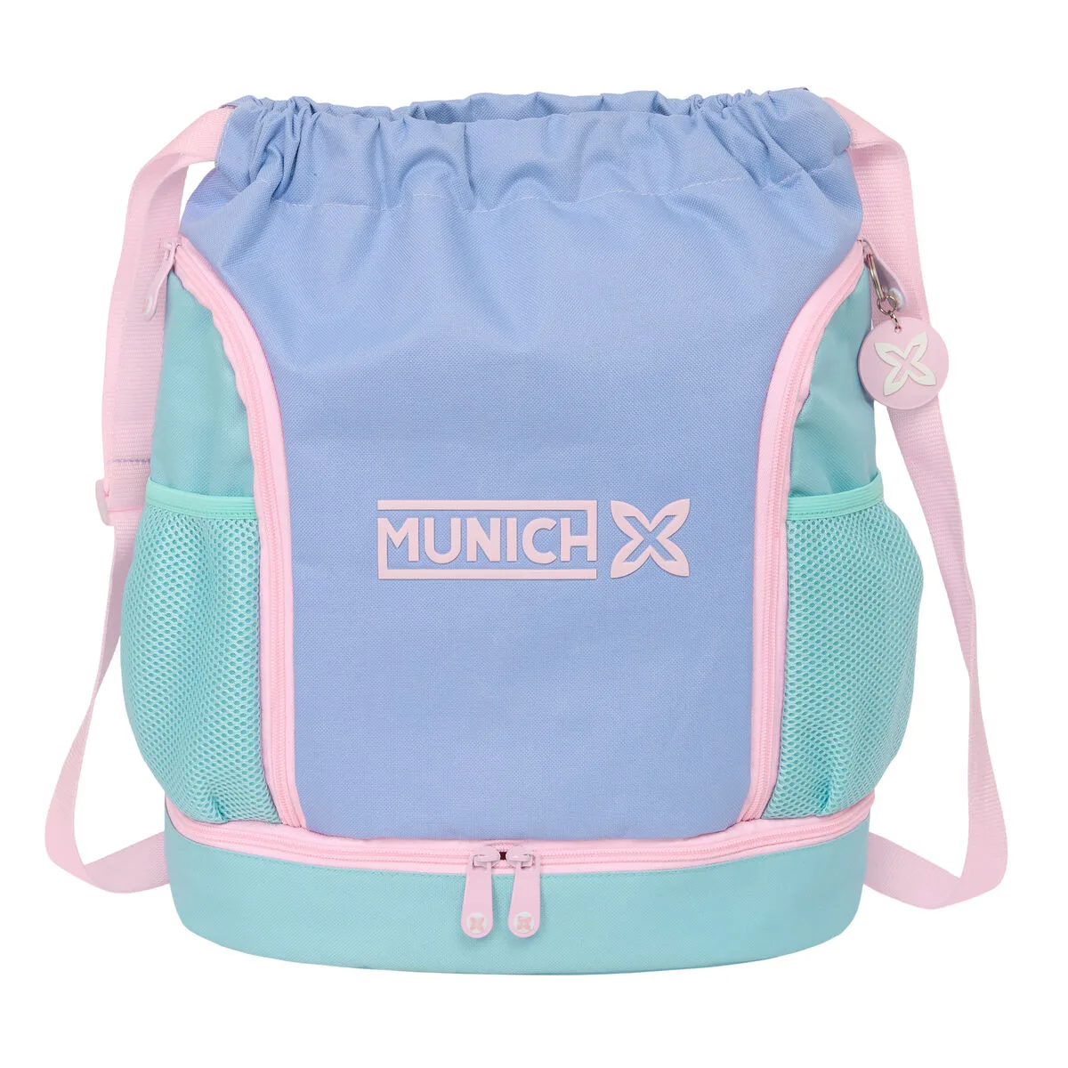 Sac a dos serre par des ficelles munich mellow bleu rose celeste 35 x 40 x 1 cm s431284727. Diaytar ne stocke pas des produits, il collectionne des pièces uniques pour enrichir votre quotidien.