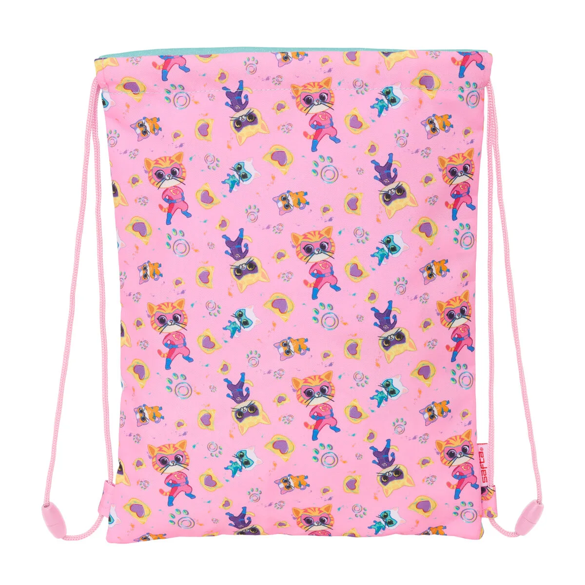 Sac a dos serre par des ficelles superkitties rose turquoise 26 x 34 x 1 cm s431145125. Style et élégance se conjuguent parfaitement dans notre rayon mode Diaytar.