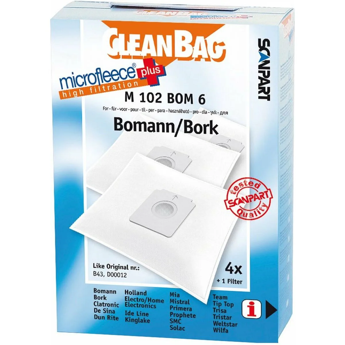 Sac de rechange pour aspirateur scanpart m 102 bom 6 bomann bork 4ud s046226894. Diaytar, c'est l'assurance de découvrir des produits que vous ne trouverez nulle part ailleurs, tous domaines confondus
